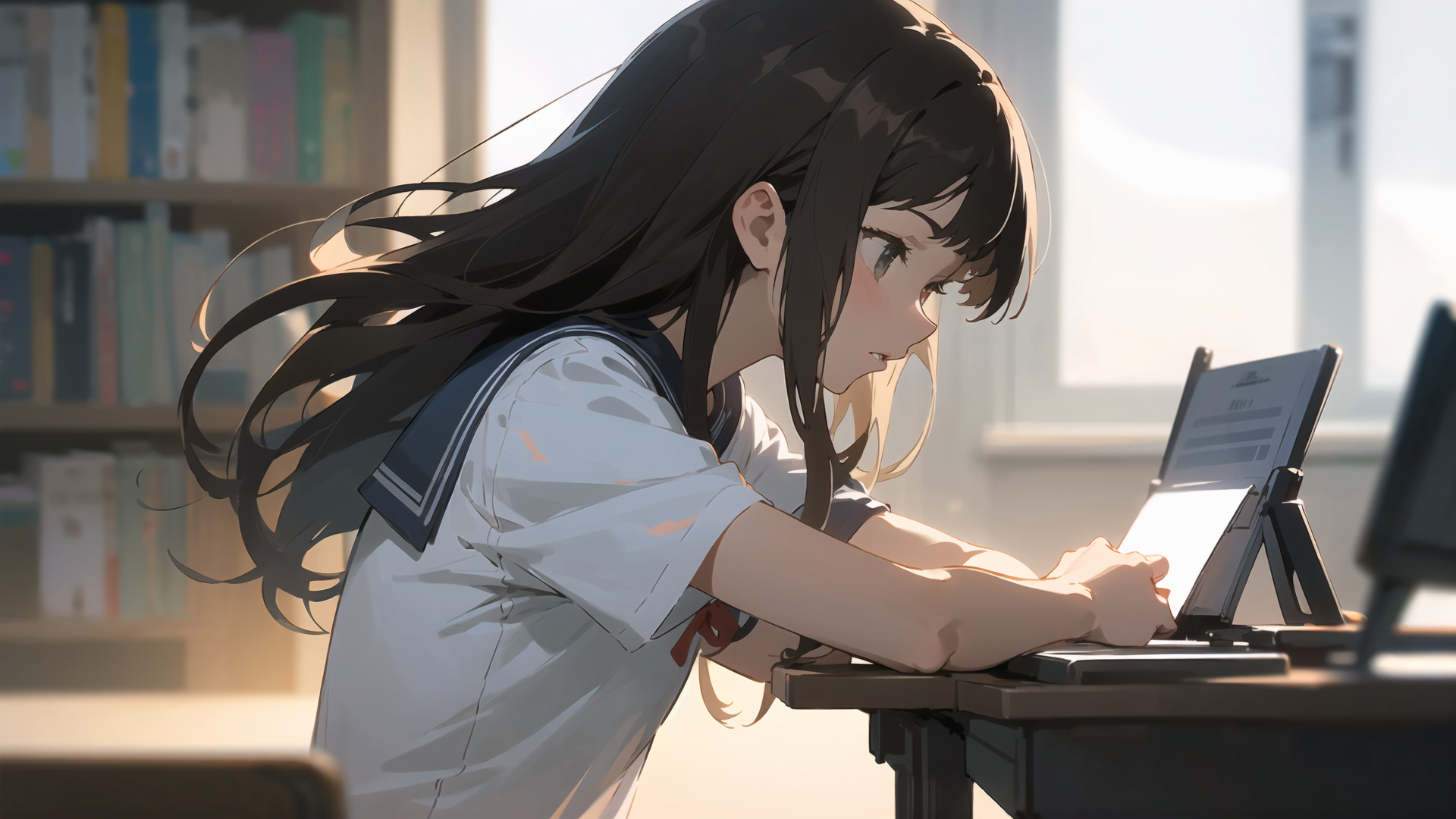 Stable DiffusionのCounterfeit-V3.0で生成されたイラスト